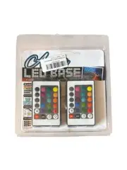 Aqua LED Base Waterproof Battery Operated RGB Lights - 4-Pack - SEALED