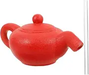 TINEASUR 1 Set Vintage Floating Teapot Fountain Invisible Water Flowing Tabletop Ornament Home Decor Accent for Relaxing Ambience