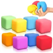 3pcs Ice Block Stress Ball Toy Kids Sensory Play Squeeze Toys Simulation Ice Toy