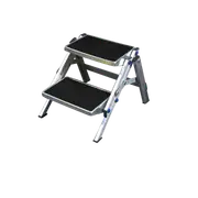 Supex Two Stage Aluminium Folding Step 150kg Weight Rating