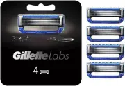 Gillette Labs heated razor spare blade (4 pieces) shaving razor men's