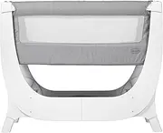 Shnuggle Air Bedside Crib, Stone Grey