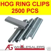 2500 C7 GALFAN ZINC ALUMINIUM HOG RING C CLIPS JAMBRO STLYE PLIERS FENCING FENCE