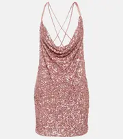 [Rotate] Rotate Bridal Grace sequined minidress AU 14 pink
