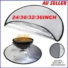 BBQ Heat Resistant Fire Pit Mat Round Stove Fire Mat Fireproof 4-Layer Thicken