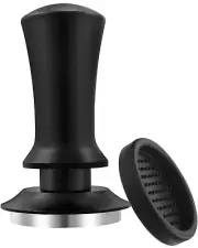 Espresso Tamper Premium Barista Coffee Tamper w/ Flat Stainless Steel + MAT