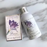 Crabtree & Evelyn Freesia Perfumed Talcum Powder 15g + Perfumed Bath Soap 40g