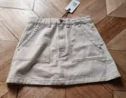 Seed Heritage - Teen Girls Denim Cream Skirt - Size 10 RRP $39.95
