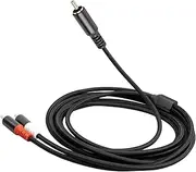 GZCRDZ RCA Y Cable 2 RCA Male Stereo Audio Cable Dual Shielded Gold Plated Amplifier TV Mixer CD DVD Players Adapter Audio Cable (5M/16.4ft)