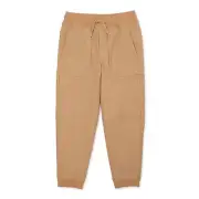 Wonder Nation Boys Active Stretch Woven Jogger Pants, Size S (6-7) Urban Khaki