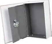 HORIALENCE Simulation Book Safe Box with Lock Hidden Storage Lockable Box for Valuables Decorative Safe for Home and with Books Shelf Interior and Shell