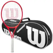 Wilson Jr Roger Federer Tennis Racquet bundled with an Advantage II Tennis Bag