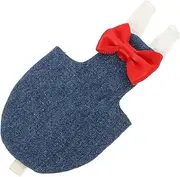 VILLFUL Bird Diaper Flight Suit for Parrots Pigeons Cockatiels Reusable Protective Liner with Bow Decoration for Outdoor Training Fashionable Look