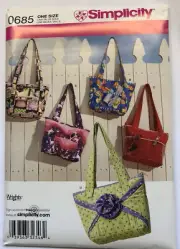 Simplicity Sewing Pattern 0685 - 1 Size - Crafty Bags