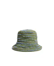 embroidered-logo bucket hat 58 Green
