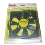 Rexflo 120mm Silent Case Fan w/ 4 pin fan power connector and PWM function