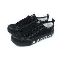 在飛比找momo購物網優惠-【KANGOL】KANGOL 休閒鞋 帆布鞋 女鞋 黑色 6