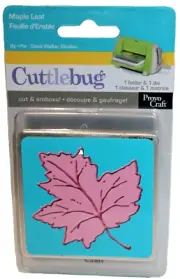 Cuttlebug Maple Leaf Provo Craft NEW Cutting Die Canada From USA Retired 2008