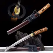 Japanese Samurai Folded Steel Damascus Tanto Knife Fixed Blade Full Tang Combat