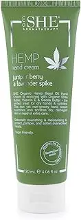 OM SHE Aromatherapy Hemp Seed Oil Juniper Berry & Lavender Spike Hand Cream