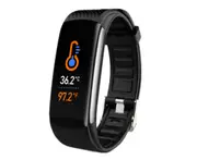 C6T Body Temperature Detection Smart Watch Exercise Call Reminder Step Counting Smart Bracelet