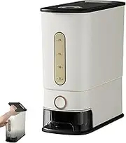 Rice Dispenser - Grain Dispenser, Kitchen Rice Bin | 24L Rice Press-Type Household Container, Multi-Grain Storage Dispenser, Large Capacity Cereal Box for Warehouse, Closet, Kitchen, Countertop