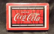 1974 Coke Coca-Cola Stained Glass Logo Playing Cards