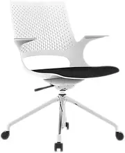 Stable Ergonomic Office Chair with an Arc-Shaped Curve Structure，Home Lifting Work Back Desk Chair，Simple Elegant Computer Chair Mobile