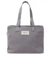 [Versace Kids] Versace Kids 90s Vintage Logo diaper bag One size grey