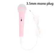 1Pc Wired Microphone 3.5Mm Jack Lightweight Singing Mechine Home Kids Musical To
