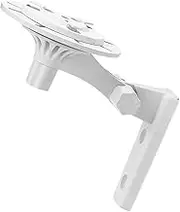 TEHAUX 1 Set Rotatable Indoor Camera Mount Bracket Wall Mount Bracket for Security Cameras Durable Material No Drilling Installation Sleek Design for Home Decor