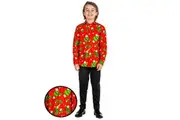Christmas Trees Stars Boys Suitmeister Shirt