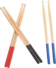 OFFIGAM 3 Pairs Non Slip Maple Drumsticks Percussion Instrument for Students and Adults Durable High Performance Wooden Drum Sticks for Acoustic and Electronic Drums