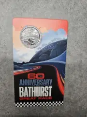 BATHURST(Brand New) - ROYAL AUSTRALIA MINT 60th ANNIVERSARY 50c COIN - 2023