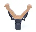 Tripod V Yoke Rest w/ 1/4 3/8 Camera Thread Ball Bearing Base for Shooting Stick
