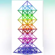 (160) Magnetic Building Blocks Set 3D STEM