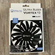 Prolimatech Ultra Sleek Vortex 12 PWM Computer Case Fan - 120x120x15mm NEW