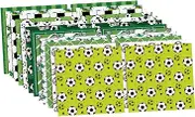 TINEASUR Soccer Print Wrapping Paper 24 Sheets Diy Football Craft Paper for Birthday Wrapping