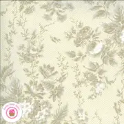 Moda ROSELYN 14910 27 Beige Ivory Cream Floral MINICK & SIMPSON Quilt Fabric