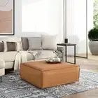 Moroccan Aamazing Pouffe Leather Genuine Moroccan Unstuffed Elegant
