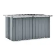 Garden Storage Box Grey 129X67X65 Cm