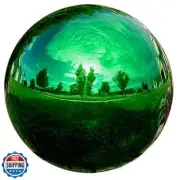 Lily's Home Stainless Steel Gazing Globe Mirror Ball, Colorful and Shiny Addi