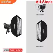 Godox SL100D 5600K Studio LED Video Light with 60*90cm Grid Softbox