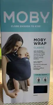 Moby Classic Baby Wrap (Midnight Blue) 8-33 Lbs
