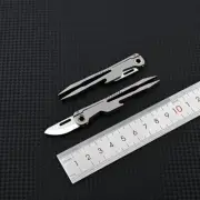 1 PC New Titanium Alloy Multi Tools Tweezers Opener Pocket Outdoor Folding Knife