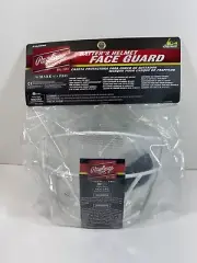 White Rawlings Batter’s Helmet Face Guard R16JSBWG-W New Sealed Softball