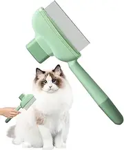 Flea Comb for Cats | Kitten Grooming Comb | Self-cleaning Kitten Grooming Brushes, Multifunctional Pet Dematting Tool for Cats