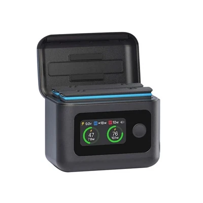 Portable 5V3A Fast Charger Charging Case With LED screen for Insta360 X5 Battery
