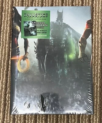 Injustice Gods Among Us Prima Official Game Guide Collector's Edition SEALED