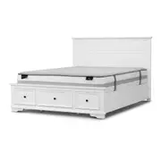 VI Vienna Bed with 3 Bedend Drawers